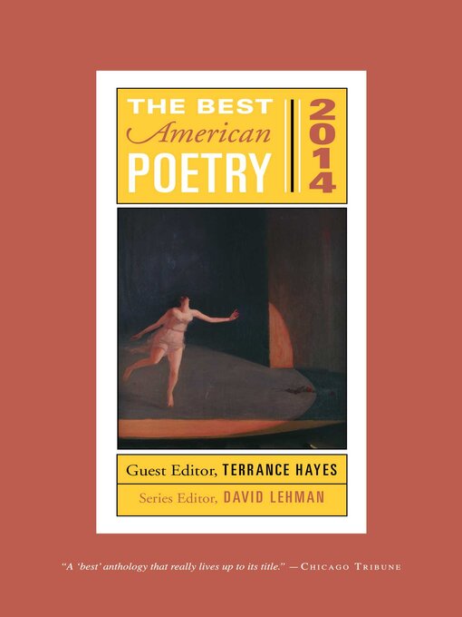 Title details for The Best American Poetry 2014 by David Lehman - Wait list